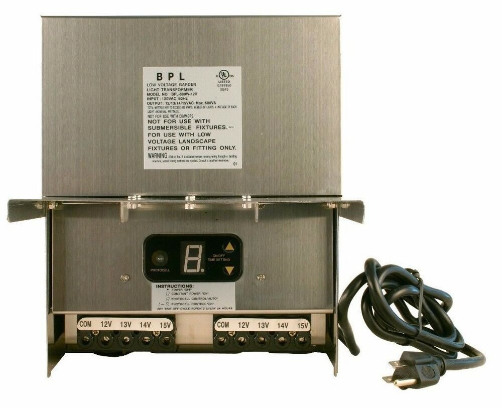 Low Voltage Landscape Light Transformer
 600W Low Voltage Outdoor Landscape Lighting Transformer