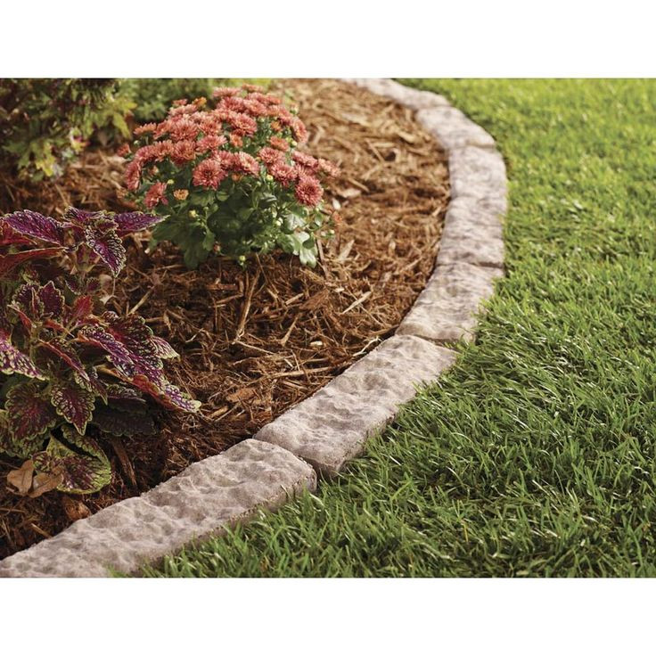 Lowes Landscape Edging Stone
 Shop Tan Brown Riverwalk Edging Stone mon 3 in x 4 in