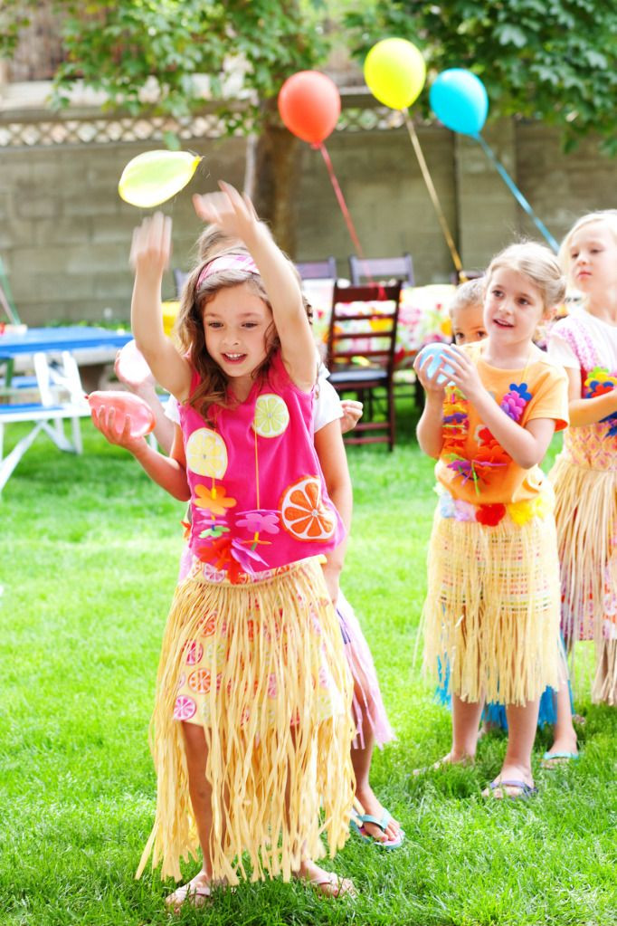 Luau Party Games For Kids
 Luau Game Water Balloon Toss