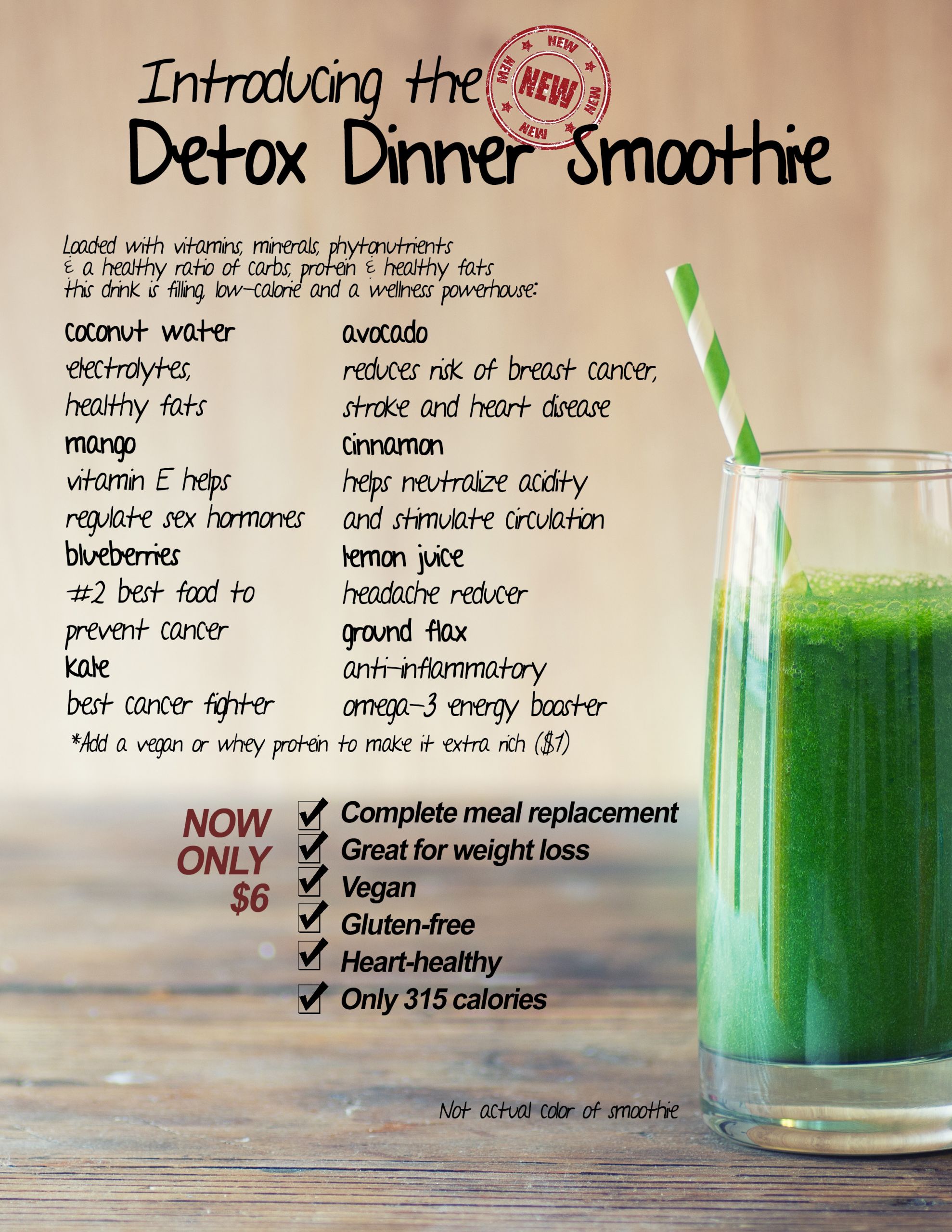 Lunch Smoothie Recipes
 Detox Dinner Smoothie