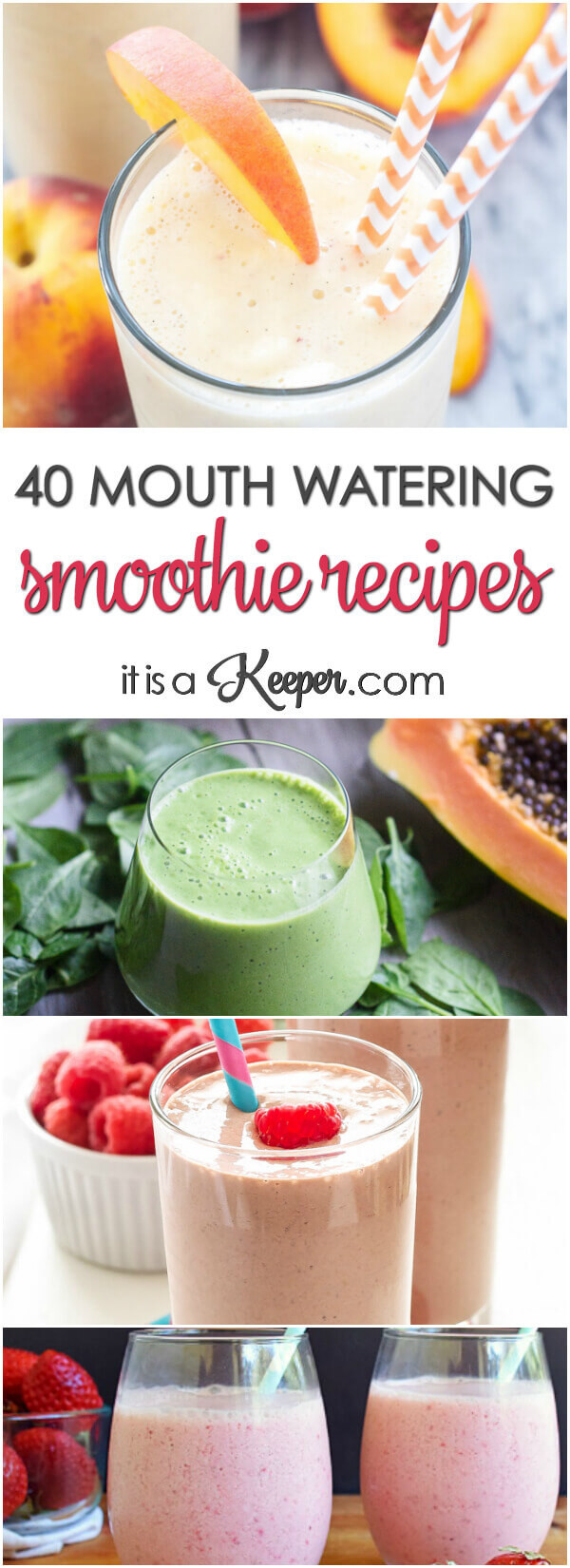 Lunch Smoothie Recipes
 40 Mouth Watering Smoothie Recipes