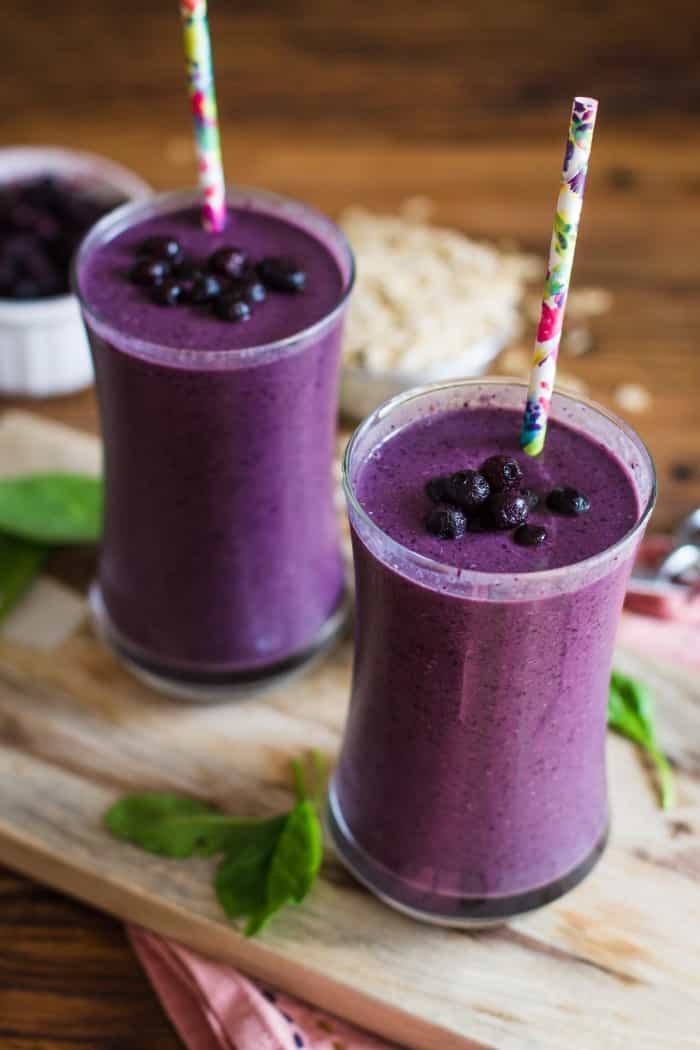 Lunch Smoothie Recipes
 Meal Replacement Blueberry Green Smoothie