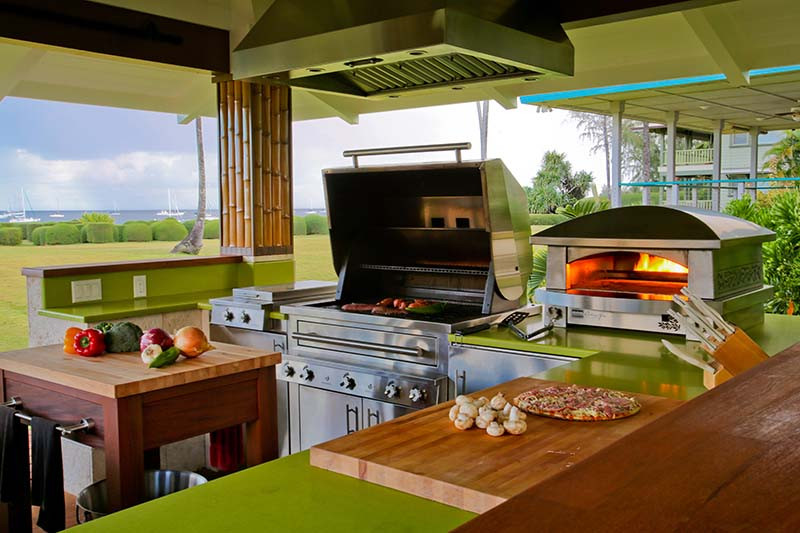 Luxury Outdoor Kitchen
 Luxury Outdoor Kitchens Ocean Home magazine