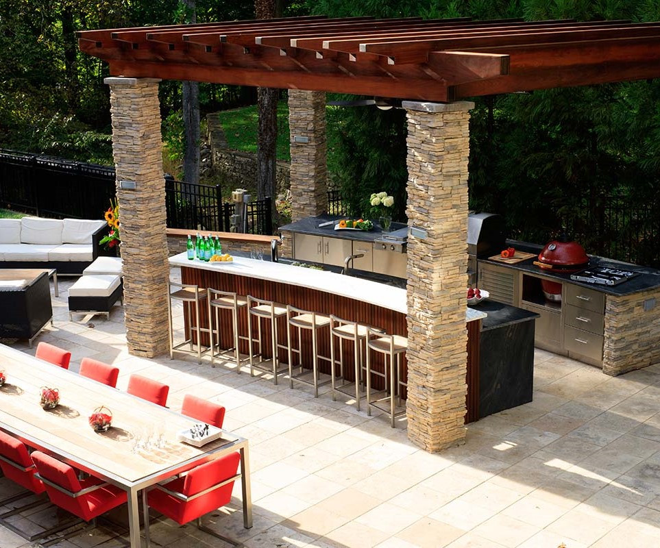Luxury Outdoor Kitchen
 Outdoor Kitchen Designing The Perfect Backyard Cooking