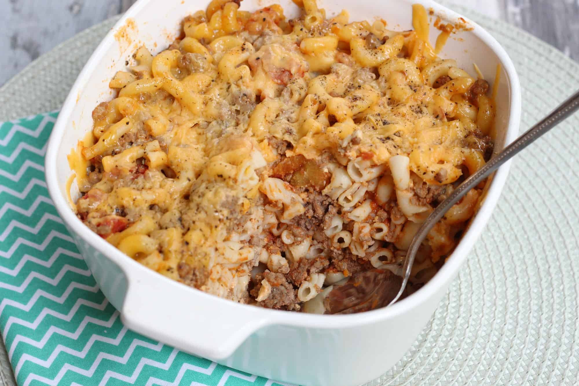 Mac And Cheese With Ground Beef Recipe
 Homemade Macaroni and Cheese with Ground Beef Recipe