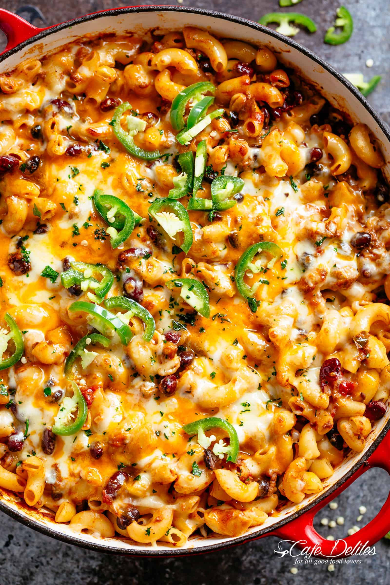 Mac And Cheese With Ground Beef Recipe
 Chili Mac Ground Beef Recipe Cafe Delites