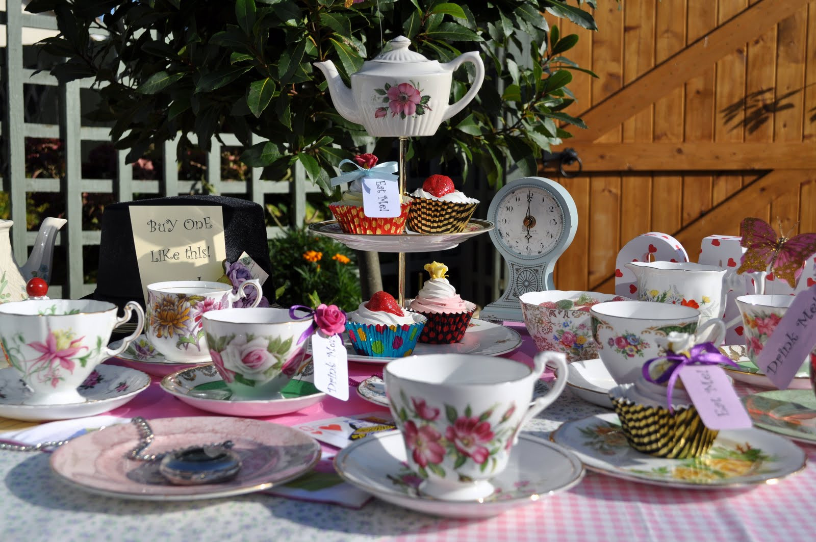 Mad Hatters Tea Party Ideas
 cake stand heaven A Mad Tea Party