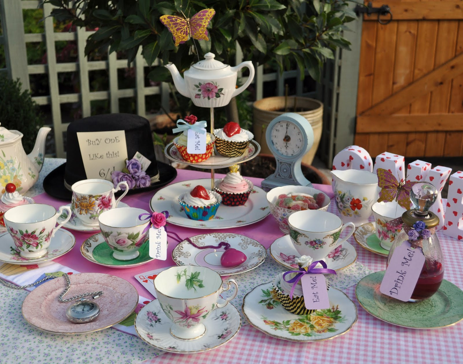 Mad Hatters Tea Party Ideas
 cake stand heaven A Mad Tea Party