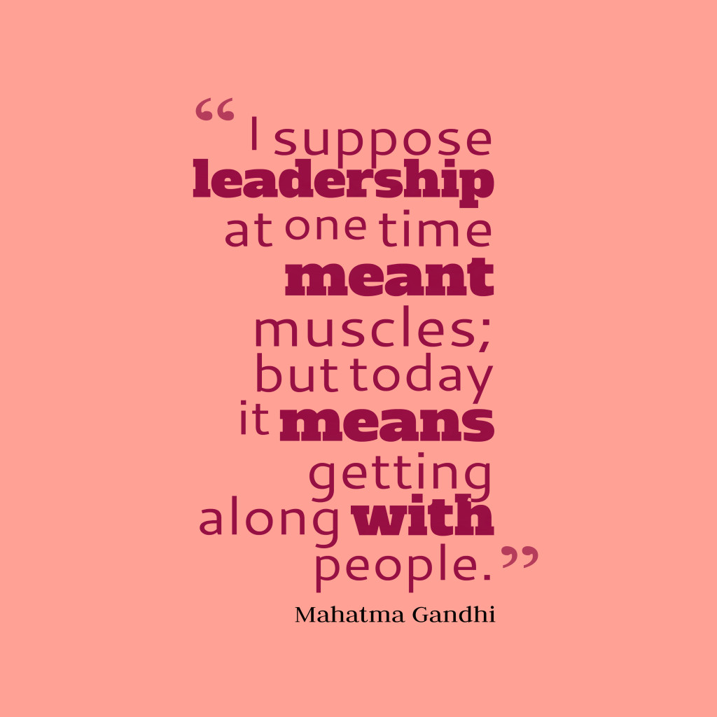 Mahatma Gandhi Quotes On Leadership
 Picture Mahatma Gandhi quote about leadership