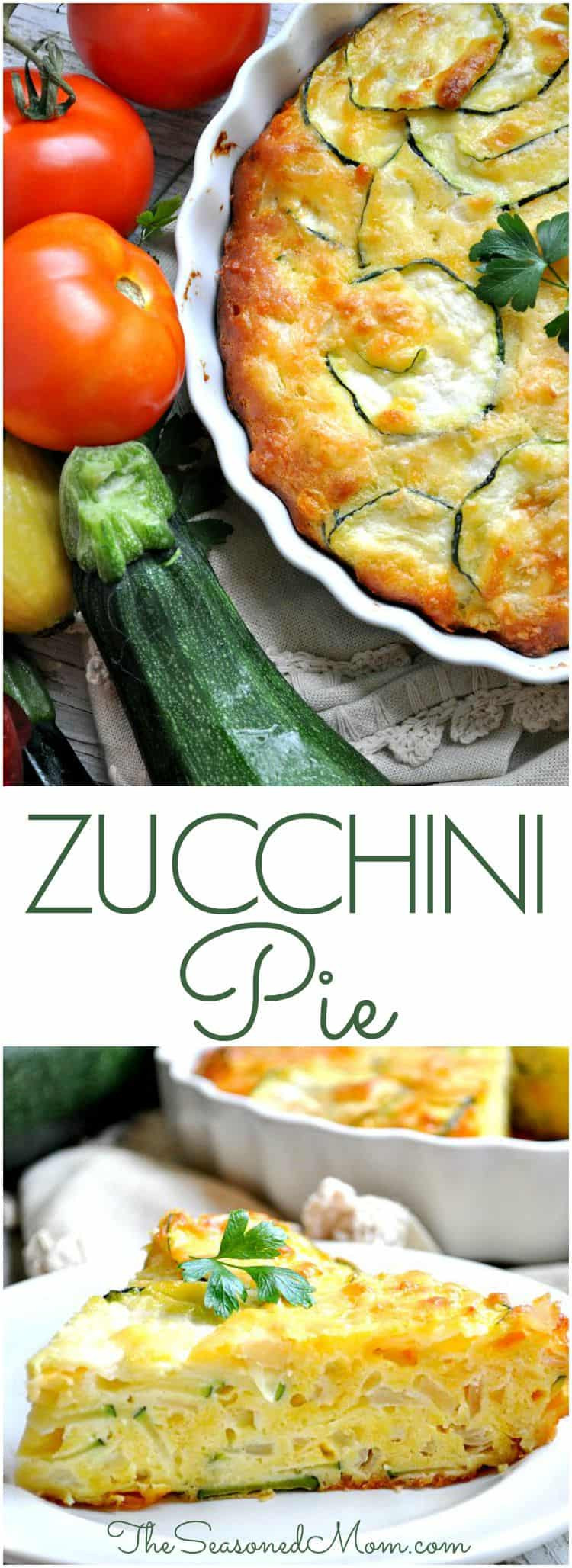 Main Dish Pie Recipes
 Zucchini Pie The Seasoned Mom