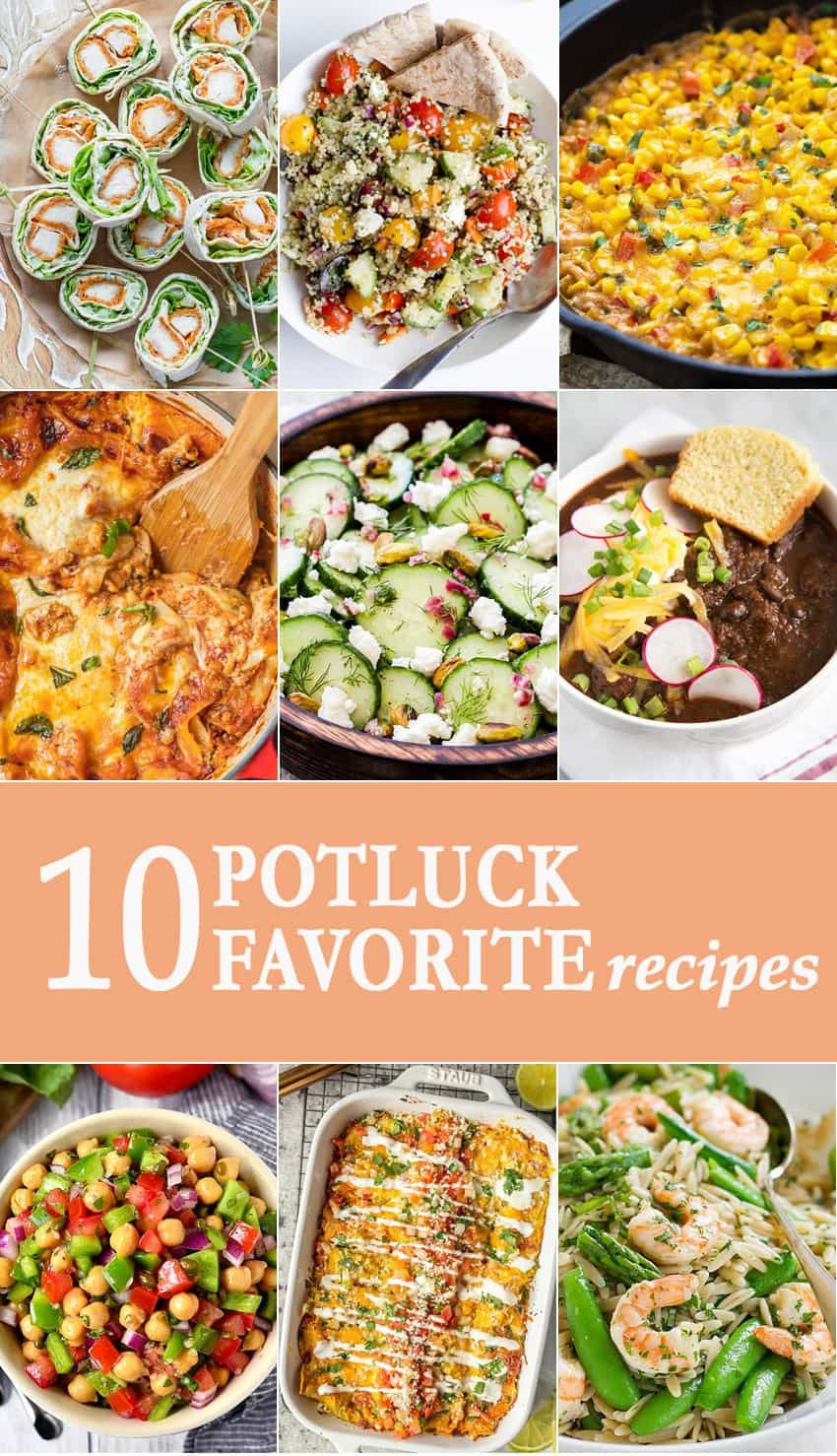 Main Dishes Potluck
 10 Potluck Favorites