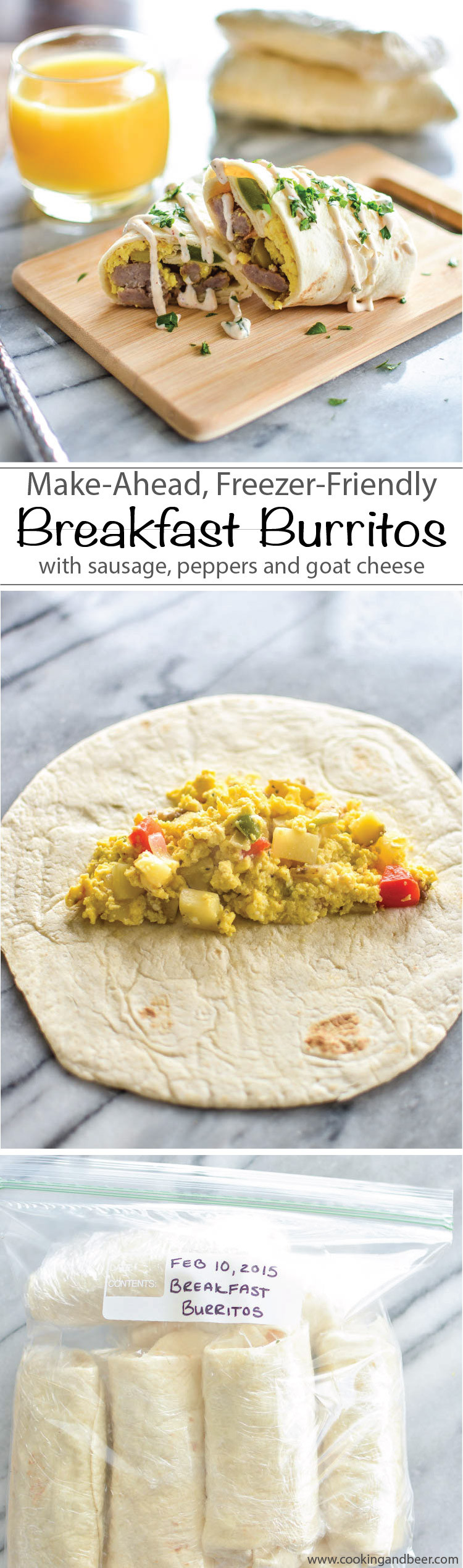 Make Ahead Breakfast Burritos Freeze
 Make Ahead Freezer Friendly Breakfast Burritos