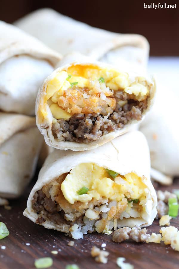 Make Ahead Freezer Breakfast Burritos
 Make Ahead Freezer Breakfast Burritos Belly Full