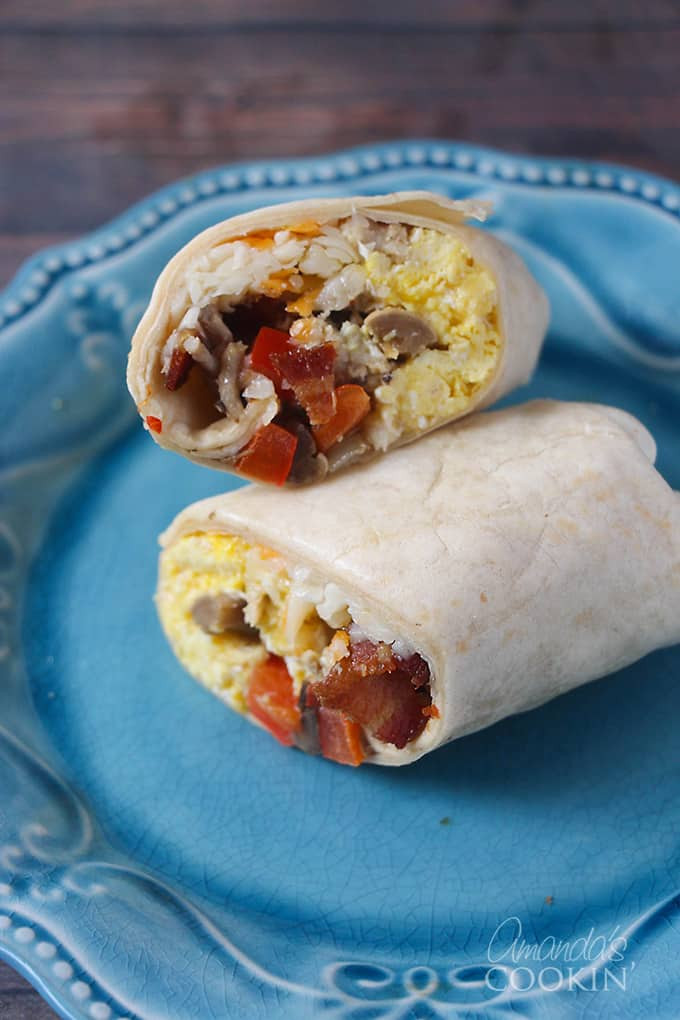 Make Ahead Freezer Breakfast Burritos
 Breakfast Burritos for the freezer make ahead breakfast