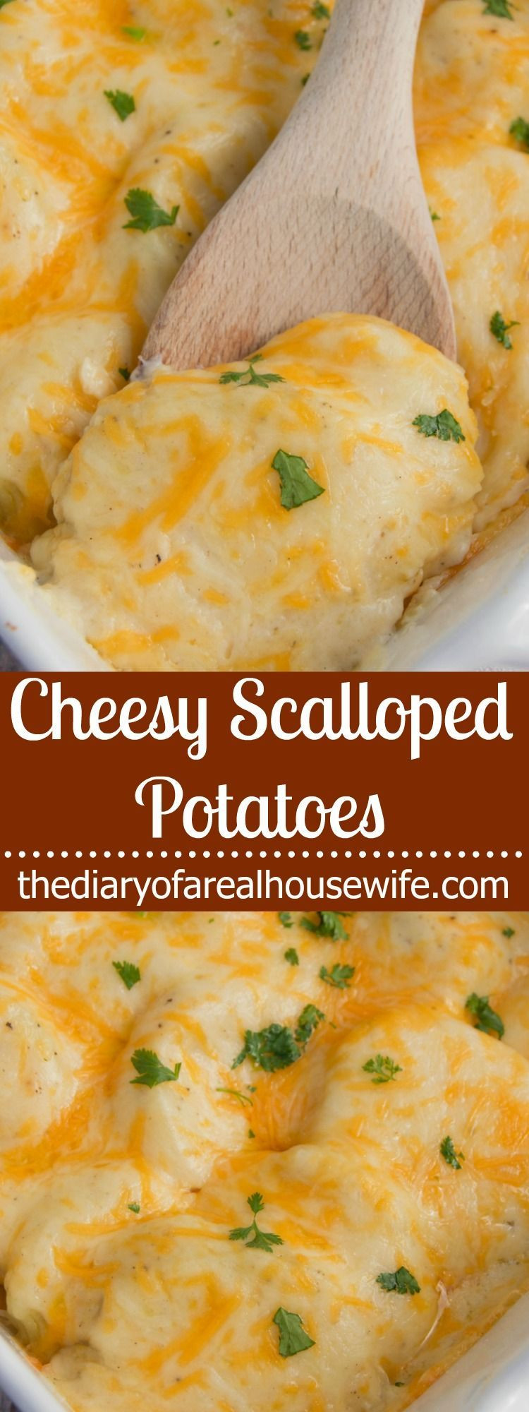 Make Ahead Scalloped Potatoes Recipes
 Cheesy Scalloped Potatoes scallopedpotatoes in 2020