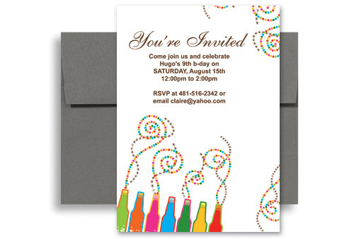 Make Birthday Invitations Online
 Create Your Own Printable Birthday Invitation 5x7 in
