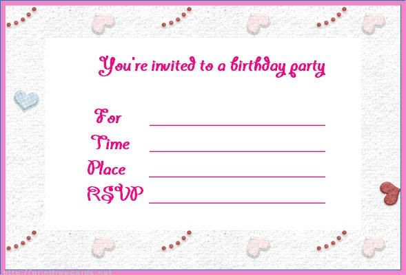 Make Birthday Invitations Online
 Cool Free line Birthday Invitations