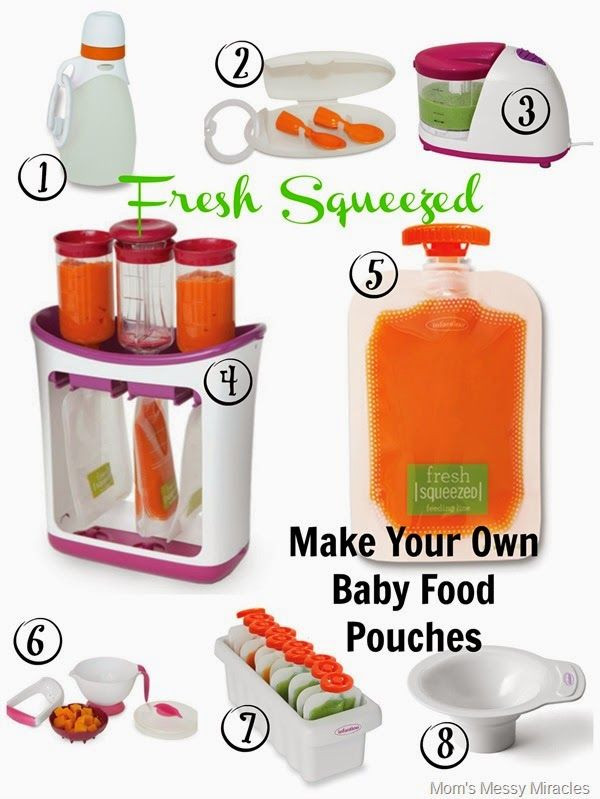 Make Your Own Baby Food Recipes
 Making Our Own Baby Food Pouches with Infantino