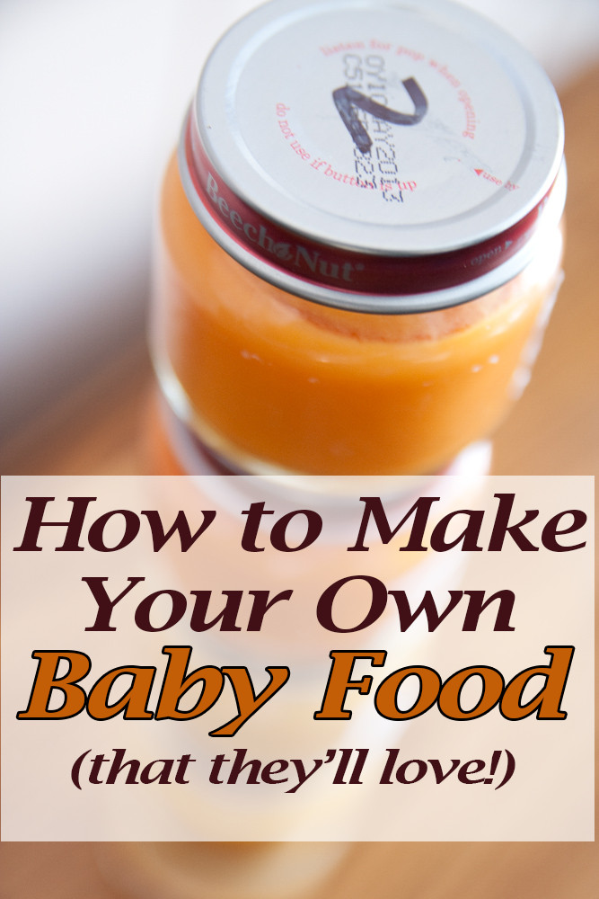 Make Your Own Baby Food Recipes
 How to Make Your Own Homemade Baby Foods