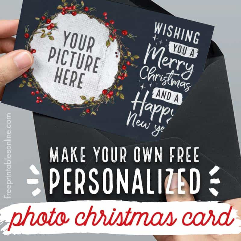 Make Your Own Birthday Card Free
 Make your own photo Christmas Card
