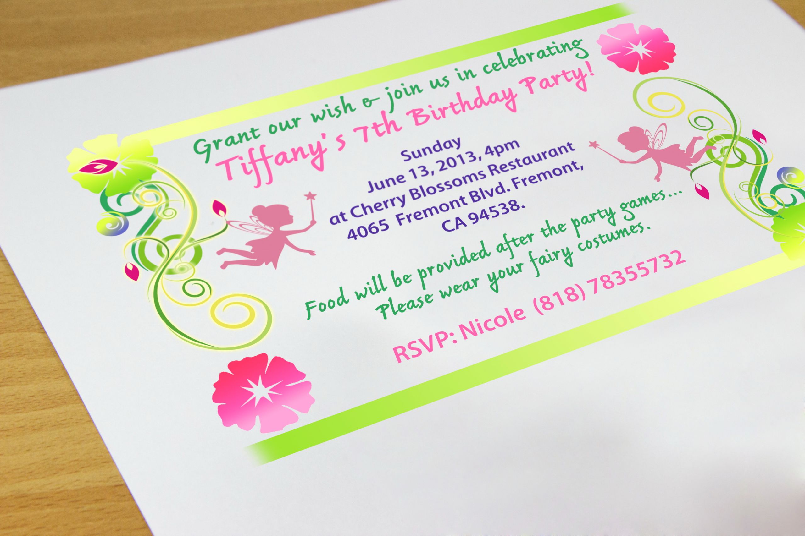Make Your Own Birthday Invitations
 How to Create Your Own Birthday Invitations 7 Steps