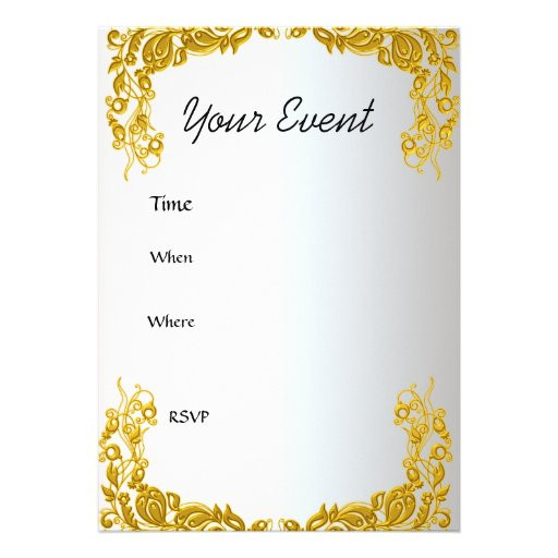 Make Your Own Birthday Invitations
 Create Your own Birthday Invitation 5" X 7" Invitation