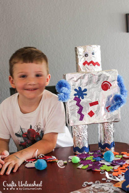 Making For Kids
 How To Make A Robot For Kids Craft Tutorial