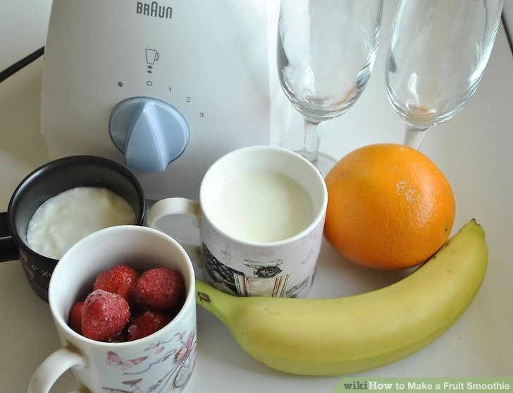 Making Fruit Smoothies
 4 Ways to Make a Fruit Smoothie wikiHow