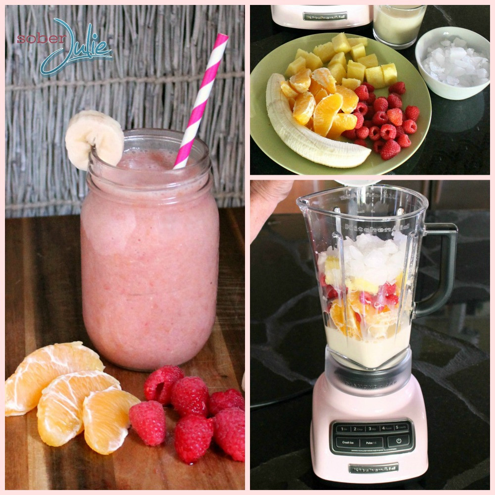 Making Fruit Smoothies
 Energy Boost Fruit Smoothie Recipe Sober Julie