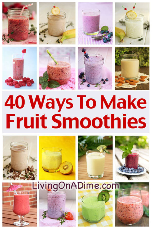 Making Fruit Smoothies
 Homemade Fruit Smoothies Recipe And Extras Delicious And