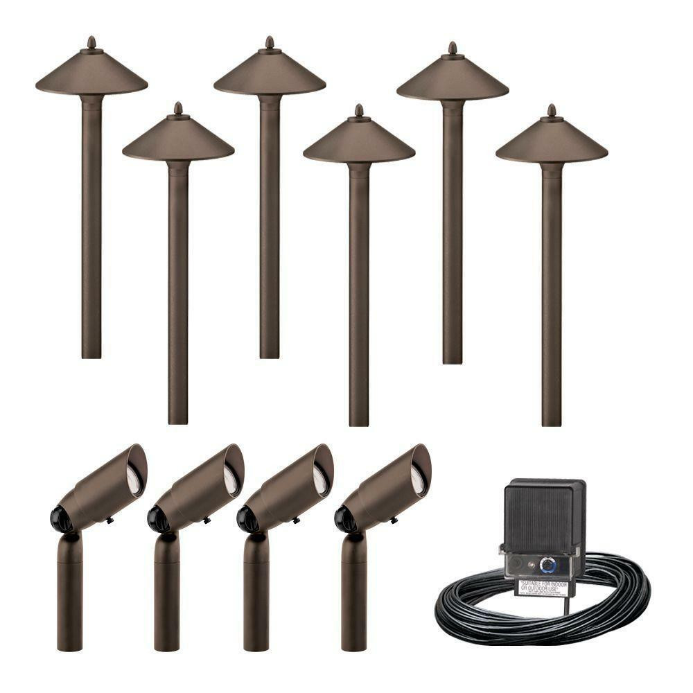 Malibu Landscape Light Kit
 Malibu Decorative 10 Piece Outdoor Aged Brass Pro