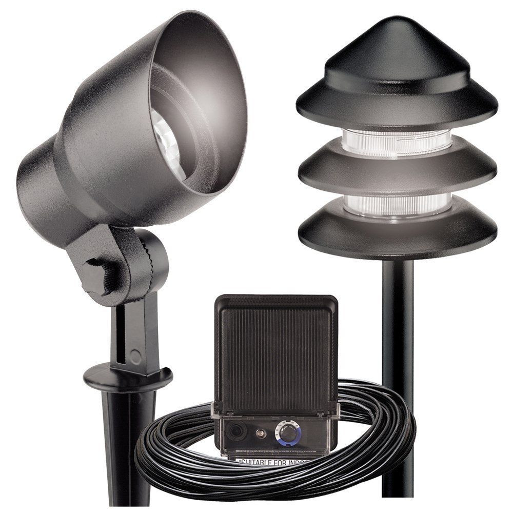 Malibu Low Voltage Landscape Light
 Malibu 8301 9907 08 Metal Tier Low Voltage 8 Piece