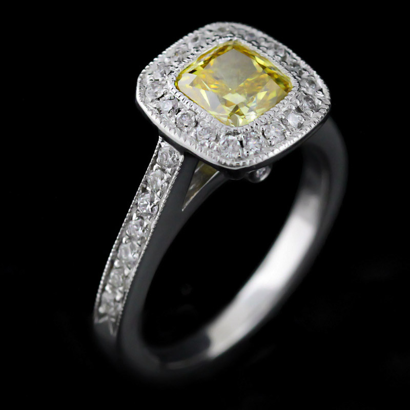 Man Made Diamond Engagement Ring
 Antique Engagement Rings Archives MiaDonna Diamond Blog