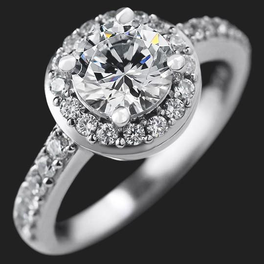 Man Made Diamond Engagement Ring
 Man Made Diamond Engagement Rings