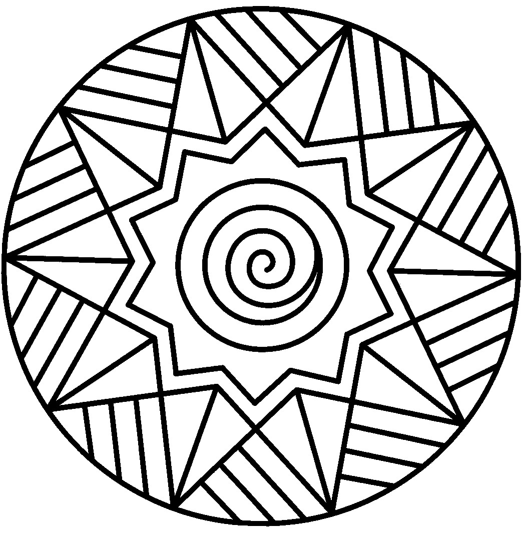 Mandala Coloring Pages For Kids
 Free Printable Mandalas for Kids Best Coloring Pages For