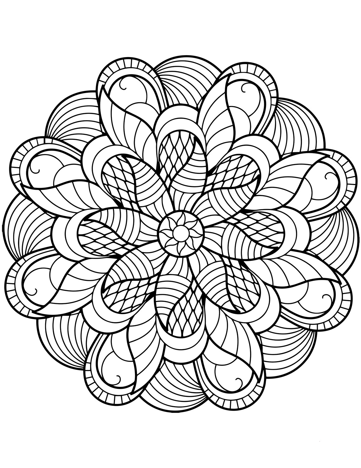 Mandala Coloring Pages For Kids
 Flower Mandala Coloring Pages Best Coloring Pages For Kids