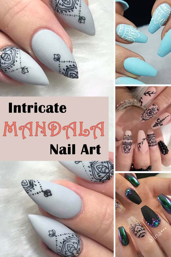 Mandala Nail Art
 21 Mandala Designs Nails To Inspire You