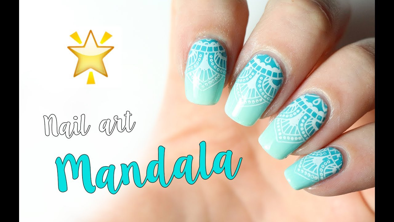 Mandala Nail Art
 ☀️ Nail art Mandala un avant goût d été