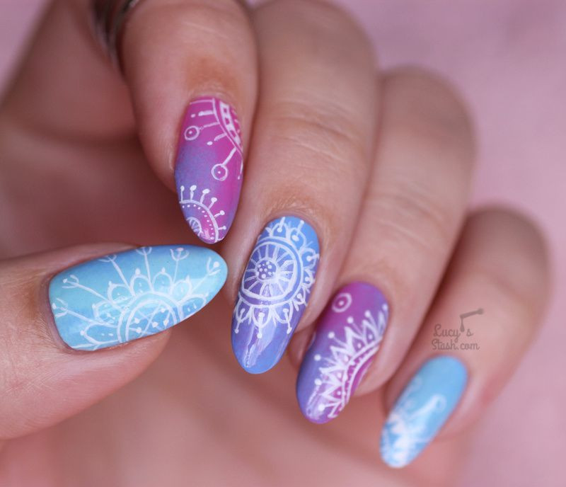 Mandala Nail Art
 Dreamy Mandala Nails with TUTORIAL feat Sally Hansen