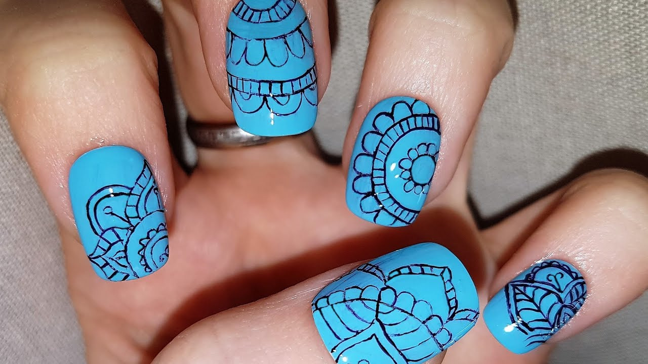 Mandala Nail Art
 Nail Art Mandala Nail Design