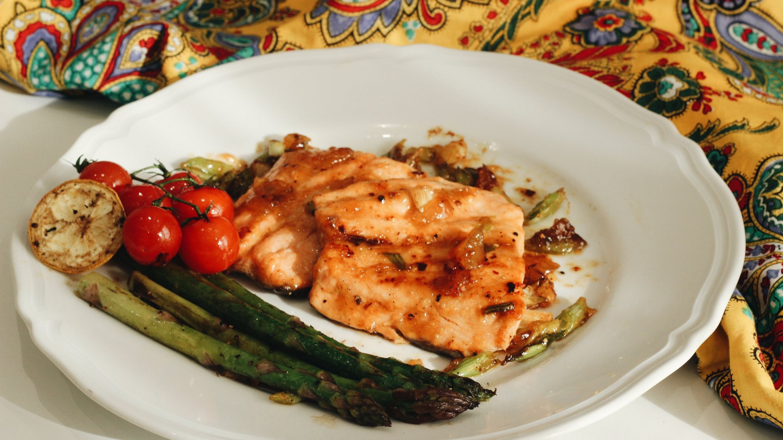 Mango Chutney Salmon
 Mango chutney pan fried salmon – A La Waiki