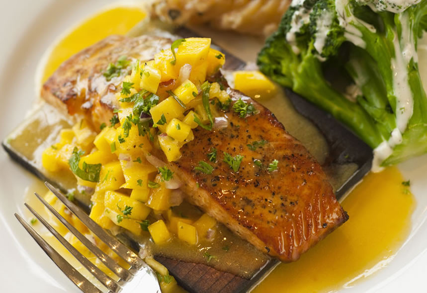 Mango Chutney Salmon
 Salmon Fillets with Hot Mango Chutney Everyday Diabetes