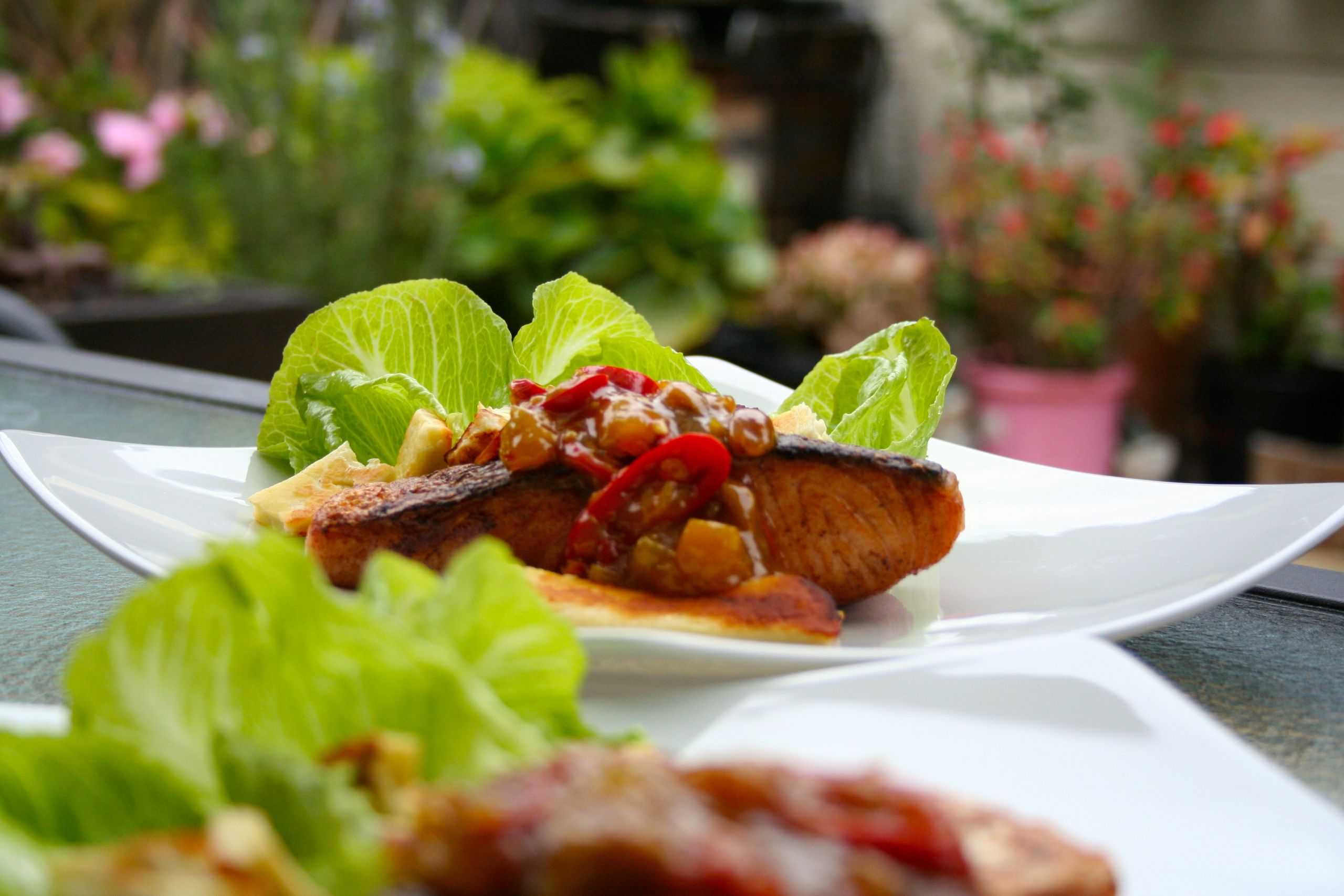 Mango Chutney Salmon
 Grilled Salmon with Mango Chutney Arie s Kitchen