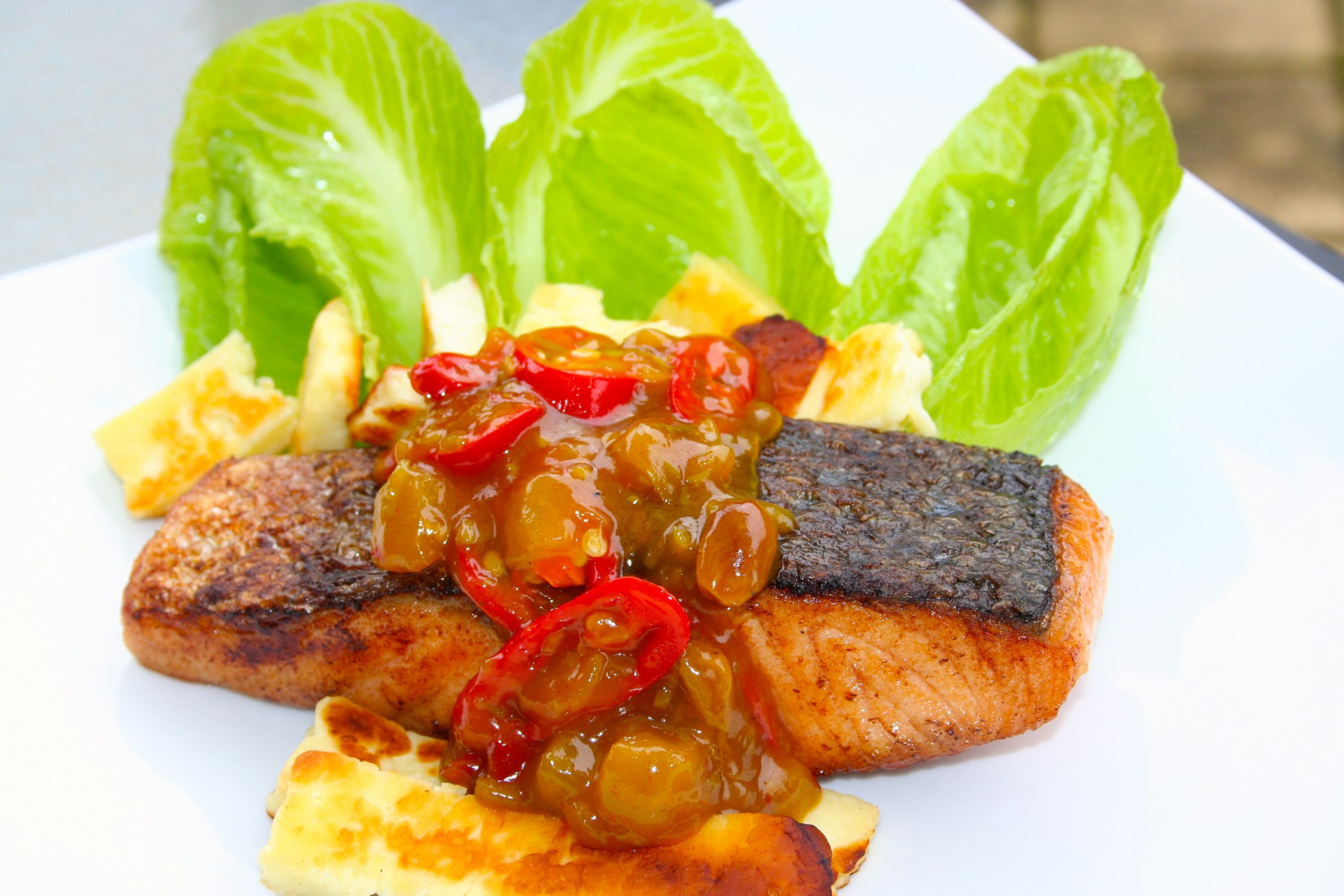 Mango Chutney Salmon
 Grilled Salmon with Mango Chutney Arie s Kitchen