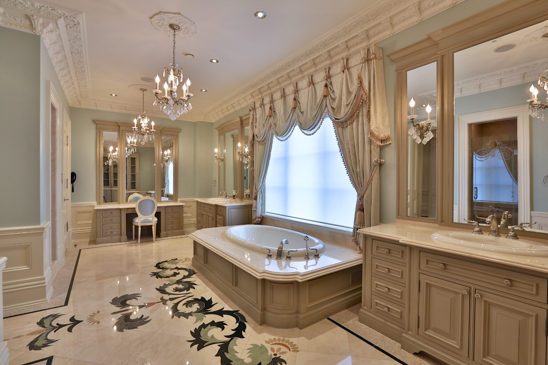 Mansion Master Bathroom
 Mega Mansion 35 High Point Road Asks $18 2M