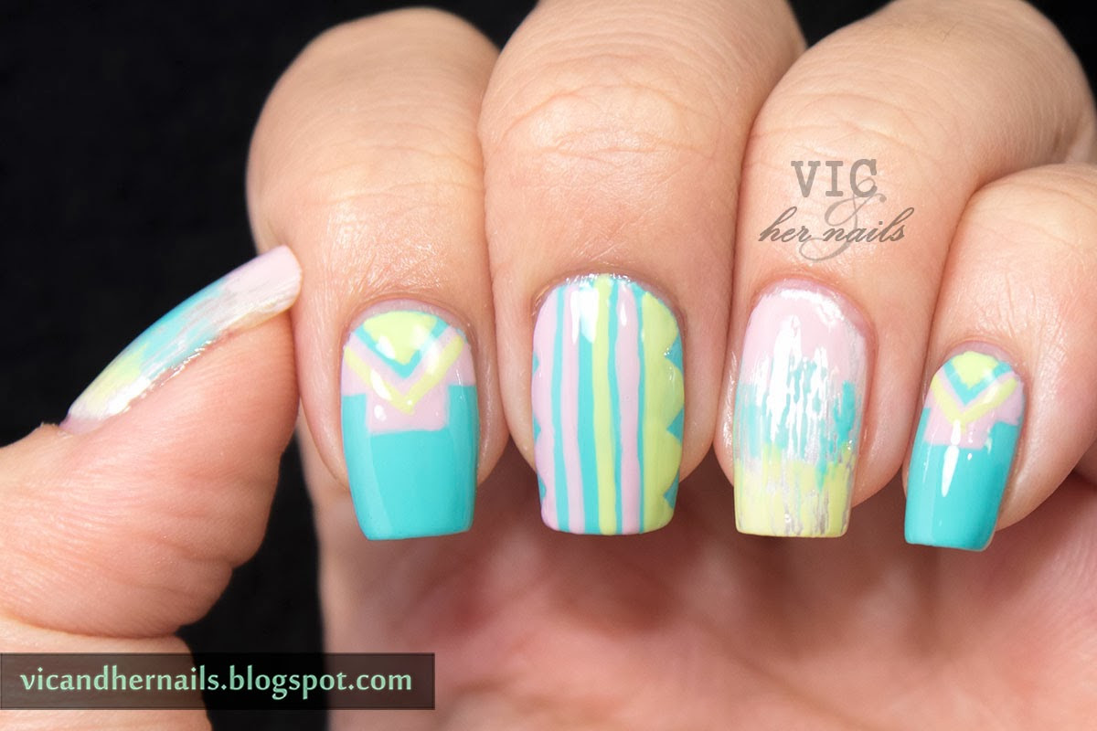 March Nail Colors
 Vic and Her Nails March Tri Polish Tuesday Day 2