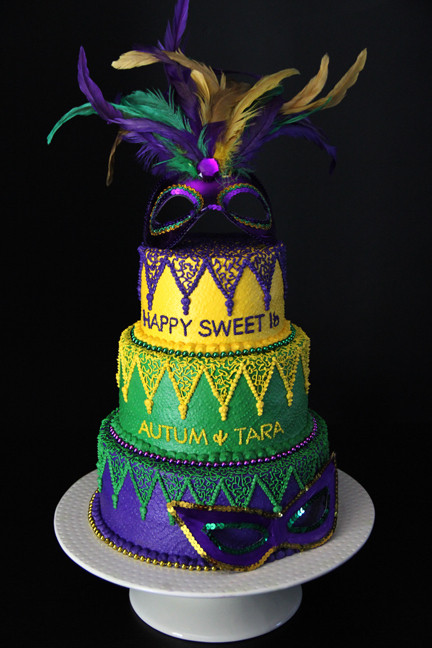 Mardi Gra Birthday Cake
 mardi gras birthday cake