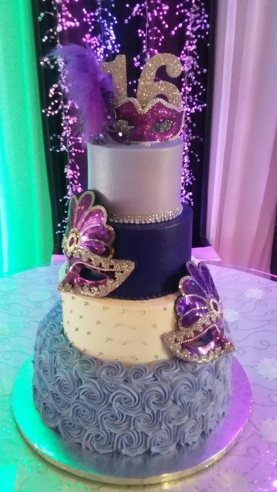 Mardi Gra Birthday Cake
 Mardi Gras Themed Nancy s Cake Designs