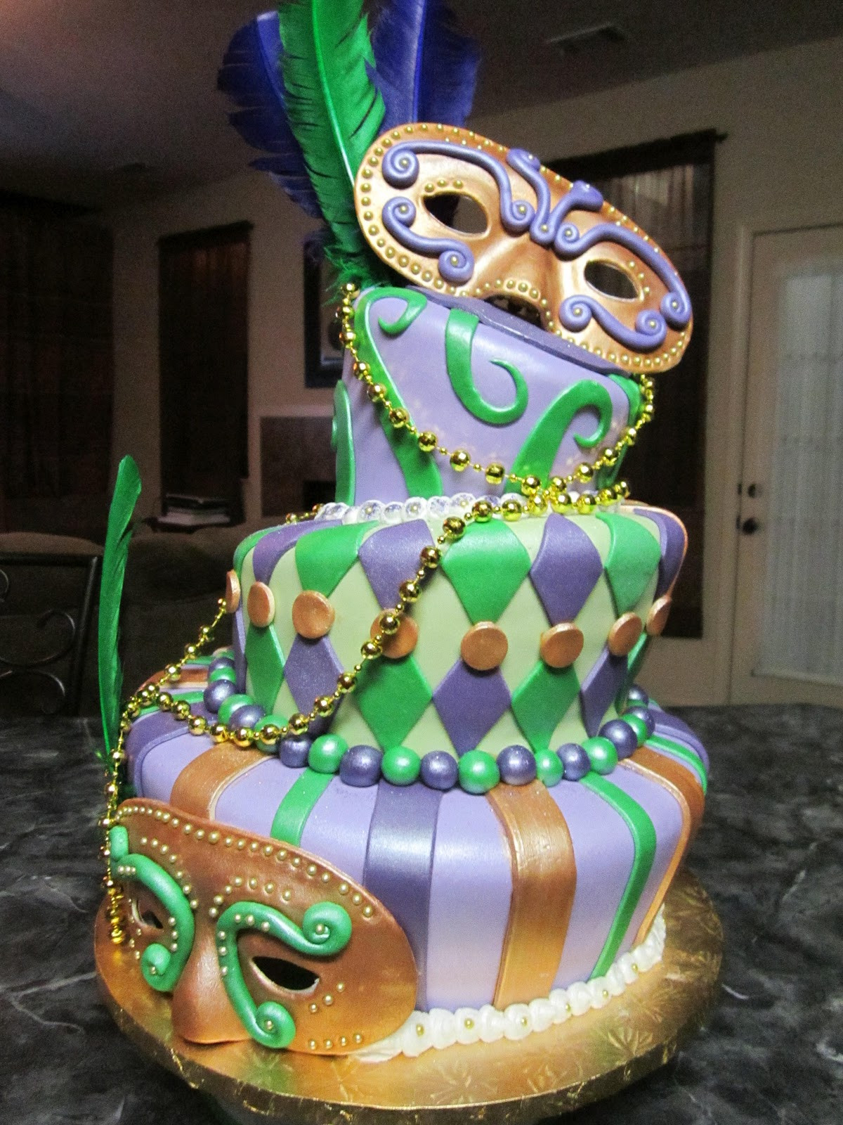 Mardi Gra Birthday Cake
 Mardi Gras Cakes – Decoration Ideas