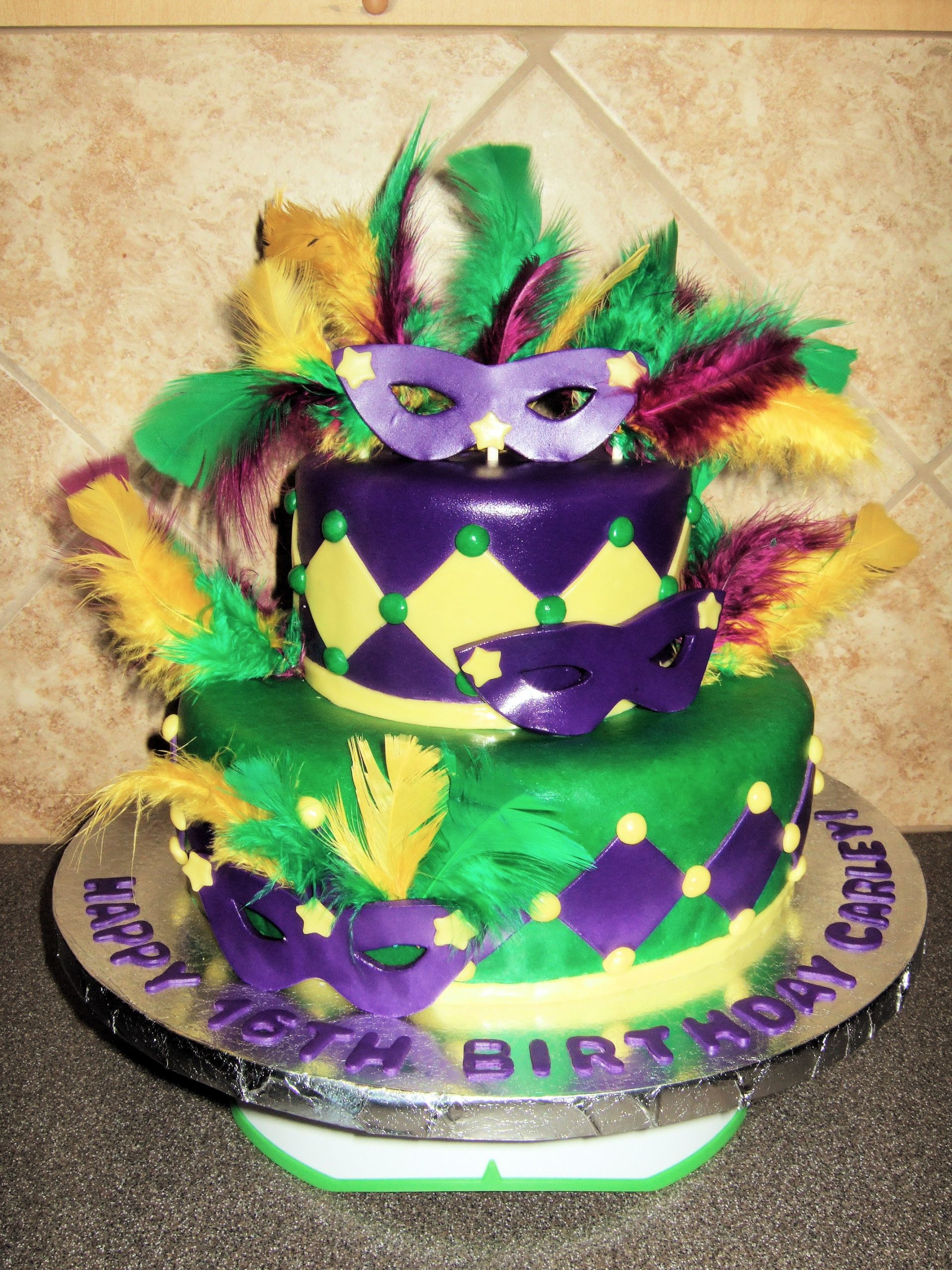Mardi Gras Birthday Cakes
 Mardi Gras Cakes – Decoration Ideas